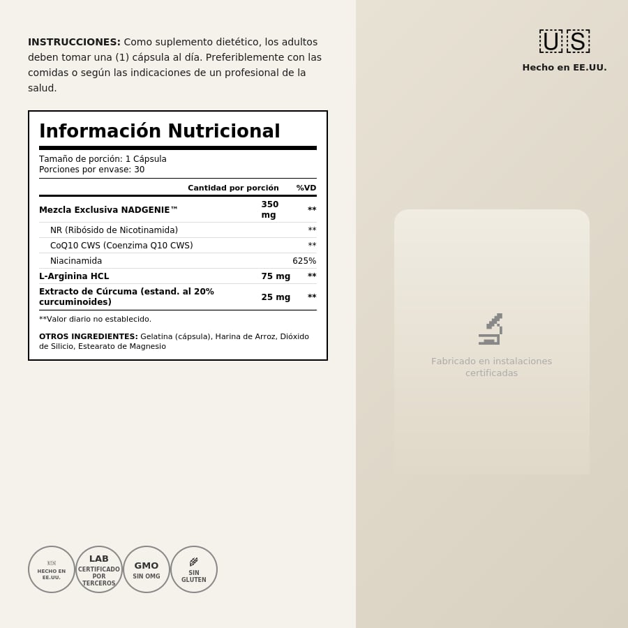 NAD+ Selerb Complex Oferta 2x1