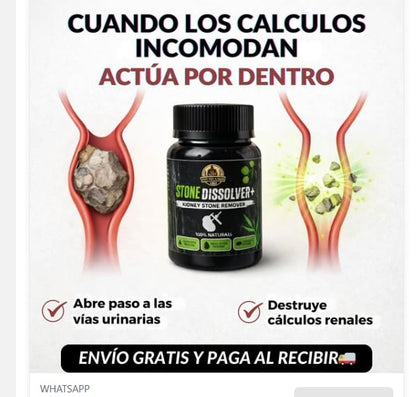 STONE DISSOLVER™ - Disuelve Cálculos, Alivia Dolor y Mejora el Flujo Urinario+envio gratis 2 por 1