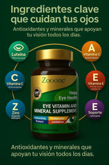 ZOOONE VITA EYES | 90 CÁPSULAS 2x1 Q199.99+ envio gratis - 100% Natural