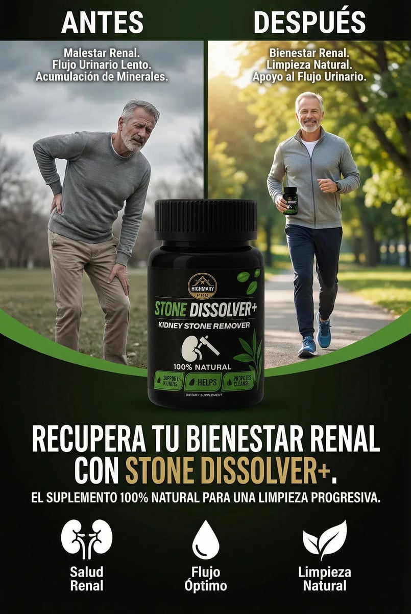 STONE DISSOLVER™ - Disuelve Cálculos, Alivia Dolor y Mejora el Flujo Urinario+envio gratis 2 por 1
