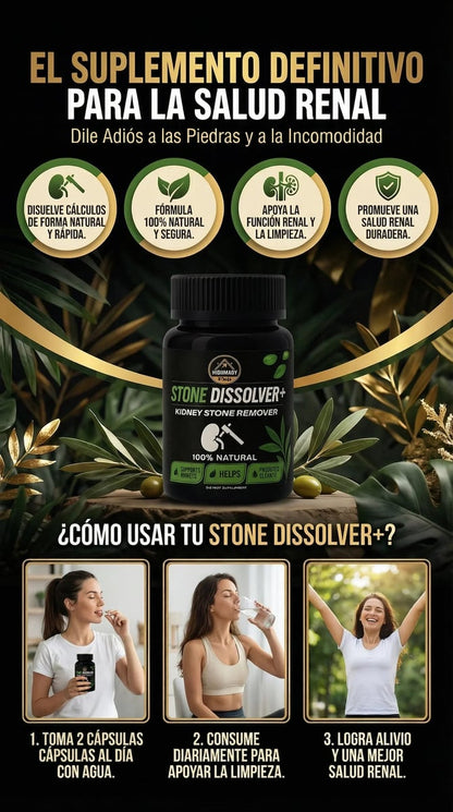 STONE DISSOLVER™ - Disuelve Cálculos, Alivia Dolor y Mejora el Flujo Urinario+envio gratis 2 por 1