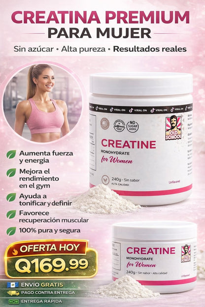 Creatina para aumentar masa muscular:Q169.99+envio gratis